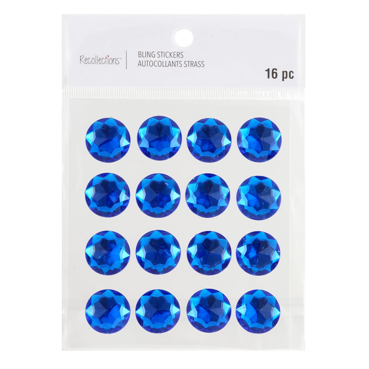 12 Packs: 16 ct. (192 total) Large Rhinestone Stickers by Recollections™